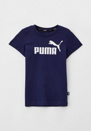 Футболка PUMA ESS Logo Tee B. Цвет: синий