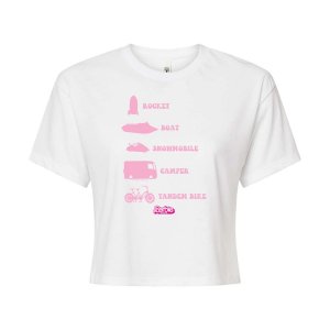 Укороченная футболка  Movie Vehicles для юниоров , белый Barbie