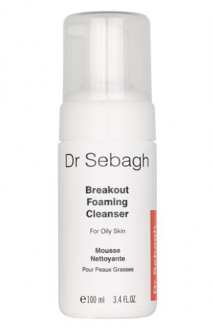 Очищающая пенка для жирной кожи и с акне Breakout Foaming Cleanser. For Oily & Acne Prone Skin (100ml) Dr Sebagh. Цвет: бесцветный