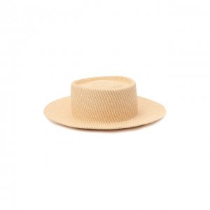 Соломенная шляпа Loro Piana. Цвет: бежевый
