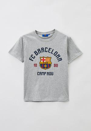 Футболка Atributika & Club™ детская Barcelona. Цвет: серый