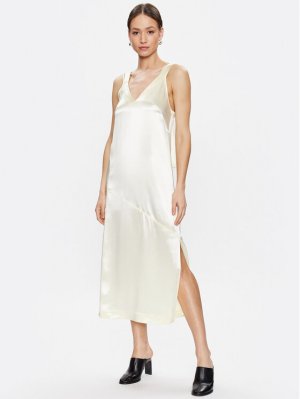 Коктейльное платье узкого кроя , бежевый Calvin Klein