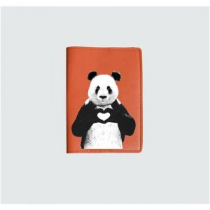 Обложка для паспорта , оранжевый RUSSIAN HandMade. Цвет: оранжевый
