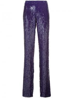 Sequinned trousers Jeffrey Dodd. Цвет: розовый и фиолетовый