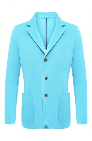 Хлопковый пиджак Andrea Campagna. Цвет: зелёный
