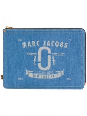 Чехол для планшета 13 с логотипом Marc Jacobs. Цвет: синий