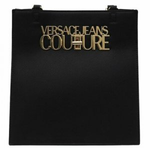 Сумка тоут , черный Versace Jeans. Цвет: черный