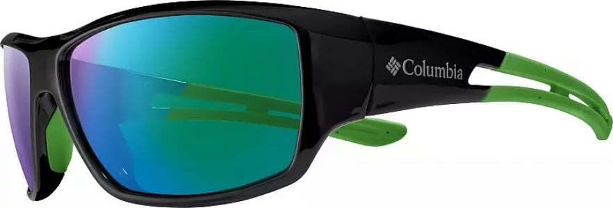 Поляризованные солнцезащитные очки для пользователей, черный/зеленый Columbia