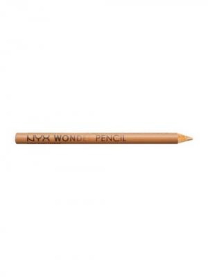 Универсальный карандаш для макияжа. WONDER PENCIL - DEEP NYX PROFESSIONAL MAKEUP. Цвет: темно-бежевый