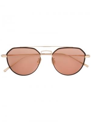 Солнцезащитные очки Charleston Maska. Цвет: коричневый