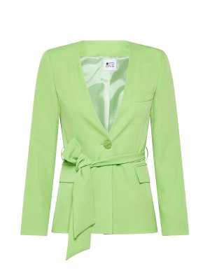 Куртка с поясом , зеленый Options. Цвет: зеленый