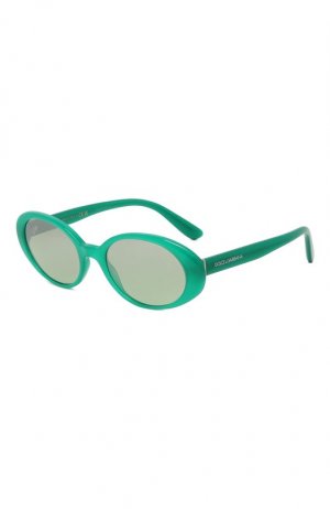 Солнцезащитные очки Dolce & Gabbana. Цвет: зелёный