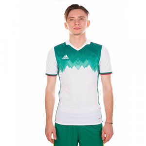 Футболка игровая Adidas mi Condivo 16, размер S, белый, зеленый. Цвет: белый/зеленый
