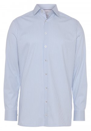 Рубашка на пуговицах стандартного кроя, светло-синий OLYMP