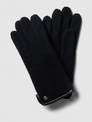 Перчатки из натуральной шерсти модель WALK, черный Roeckl