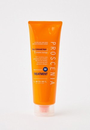 Маска для волос Lebel Proscenia Treatment M - окрашенных и после химического выпрямления 240 мл. Цвет: оранжевый