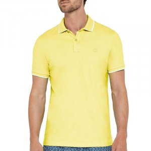 Хлопковая рубашка-поло с короткими рукавами , цвет gelb Impetus
