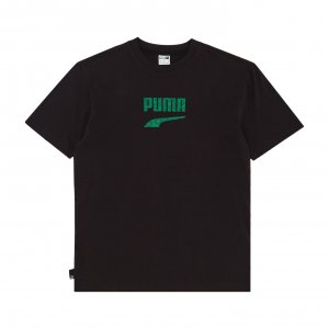 DOWNTOWN Logo Graphic Tee PUMA. Цвет: черный