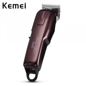 Электрическая машинка для стрижки волос, триммер, бритва, мощная волос с беспроводной зарядкой, профессиональная регулируемая система KM-2600 Kemei