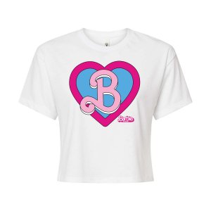 Укороченная футболка  Movie Heart для юниоров , белый Barbie