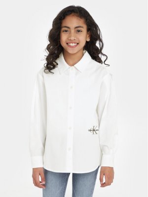 Рубашка оверсайз , белый Calvin Klein