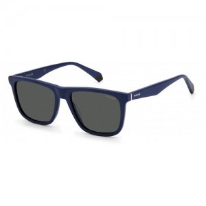 Солнцезащитные очки, синий, черный Polaroid