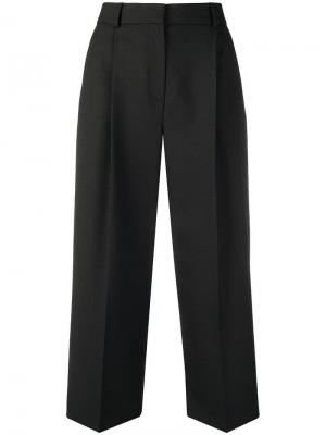 Укороченные брюки Calvin Klein. Цвет: черный