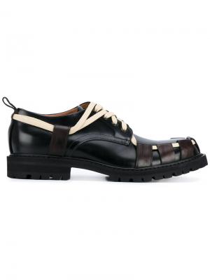 Ботинки-дерби со шнуровкой Dries Van Noten. Цвет: чёрный