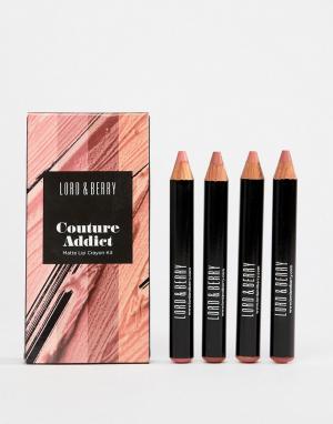 4 карандаша для губ couture addict Lord & Berry. Цвет: мульти