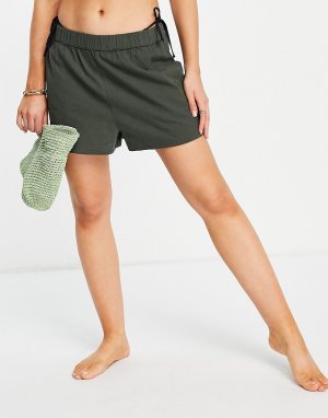 Пляжные классические шорты цвета хаки (от комплекта) -Зеленый цвет Rhythm