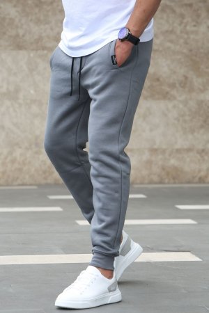 Спортивные штаны - Серые Тонкие , серый Madmext