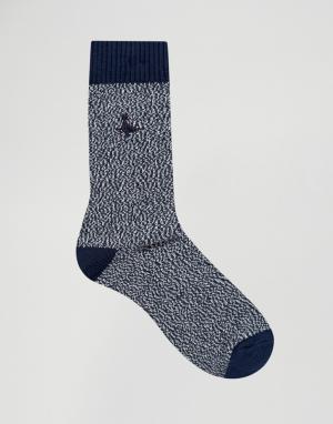 Темно-синие толстые носки Jack Wills. Цвет: темно-синий