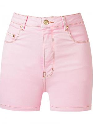High waist denim shorts Amapô. Цвет: розовый и фиолетовый