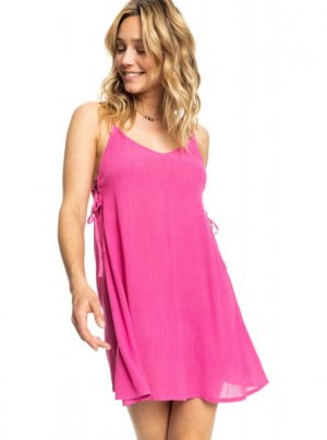 Пляжное платье Beachy Vibes Roxy. Цвет: pink guava