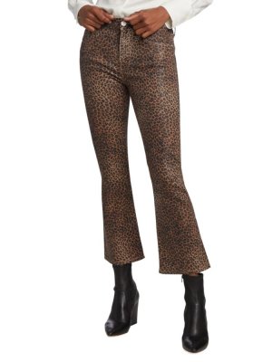 Укороченные джинсы Le Crop Mini Boot Cut , цвет Leopard Frame