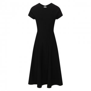 Платье из вискозы Alaia. Цвет: чёрный