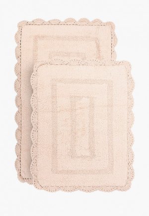 Комплект ковриков Modalin 50x70; 60x100. Цвет: розовый