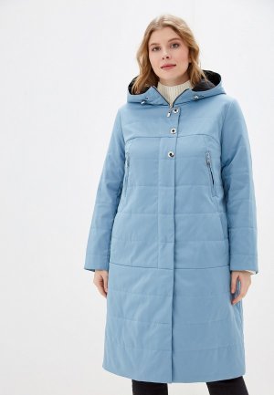 Куртка утепленная LZ. Цвет: голубой