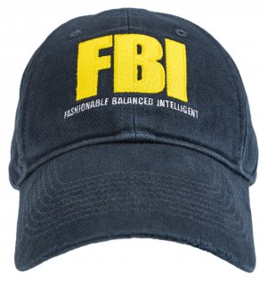 Кепка с нашивкой FBI Balenciaga