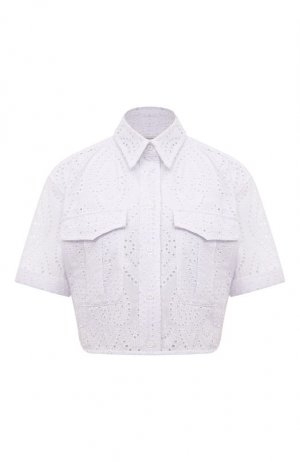 Хлопковая рубашка Forte Dei Marmi Couture. Цвет: белый