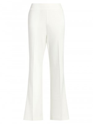 Расклешенные брюки Iris с высокой посадкой , белый Elie Tahari
