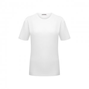 Хлопковая футболка Jil Sander. Цвет: белый