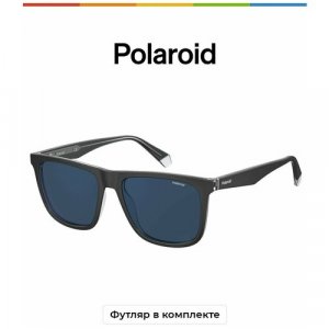 Солнцезащитные очки , черный Polaroid. Цвет: черный