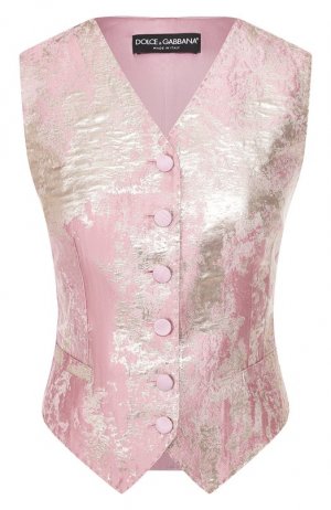 Жилет Dolce & Gabbana. Цвет: розовый