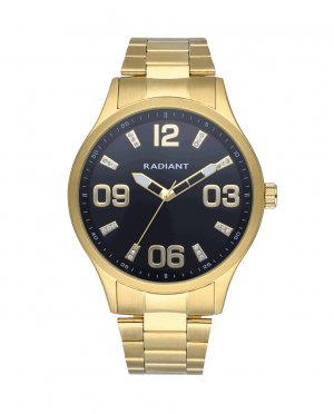 Мужские часы Leader RA563202 со стальным и золотым ремешком , золотой Radiant