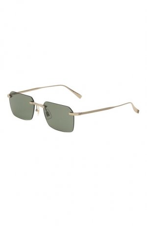 Солнцезащитные очки Dunhill. Цвет: зелёный