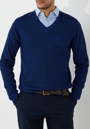 Пуловер Armani Exchange. Цвет: синий