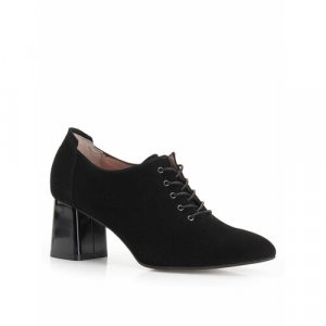Туфли женские кожаные закрытые, размер 39, черный Belwest. Цвет: черный