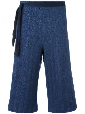 Укороченные брюки Ranger Humanoid. Цвет: синий