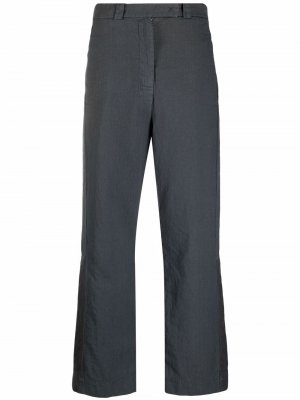 Прямые брюки средней посадки Kristensen Du Nord. Цвет: серый
